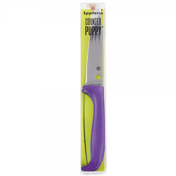 Нож Spyderco Counter Critter, 7Cr17, Plastic Purple