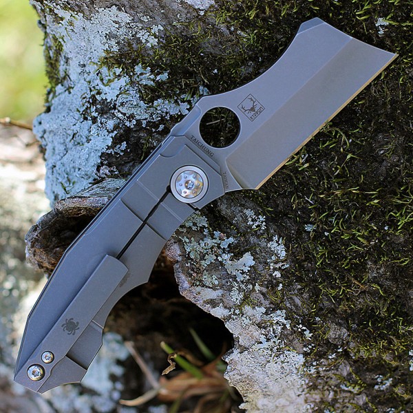 Нож Spyderco Stovepipe, CPM 20CV, Titanium