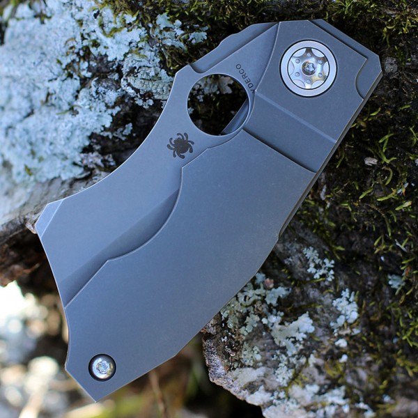 Нож Spyderco Stovepipe, CPM 20CV, Titanium