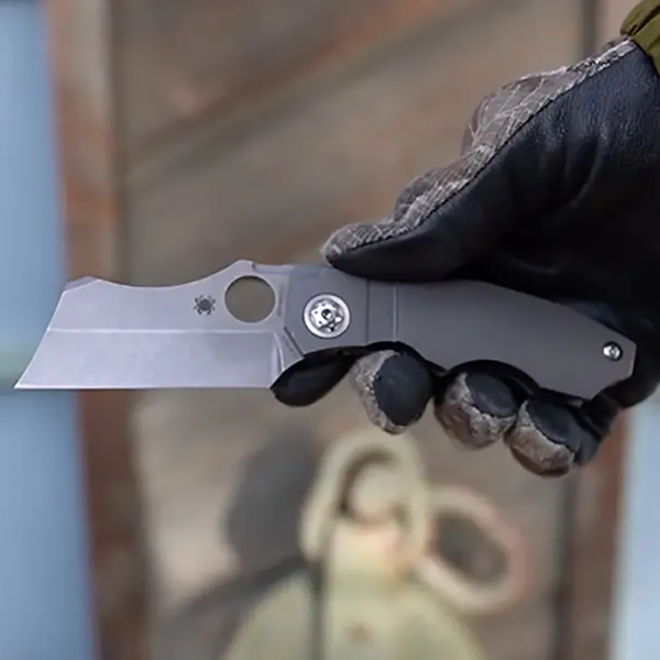 Нож Spyderco Stovepipe, CPM 20CV, Titanium