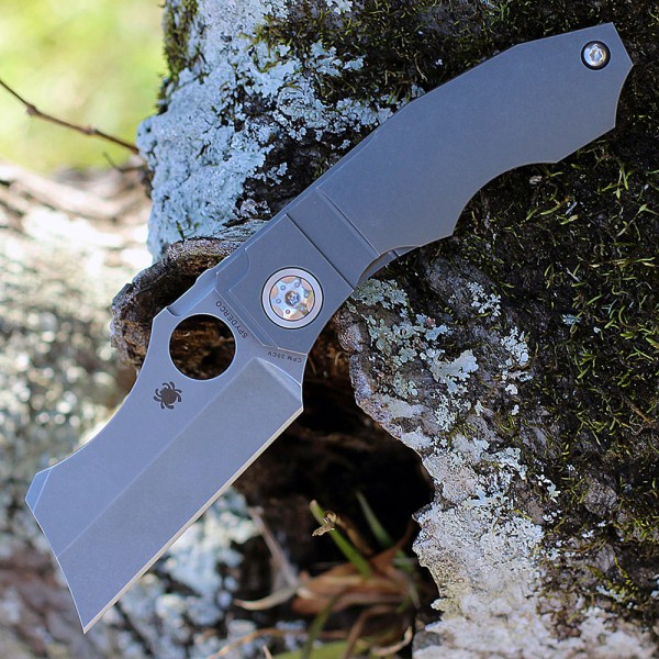 Нож Spyderco Stovepipe, CPM 20CV, Titanium