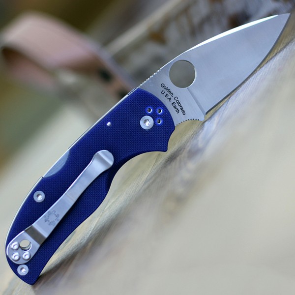 Нож Spyderco Native 5, S110V, G-10 Dark blue