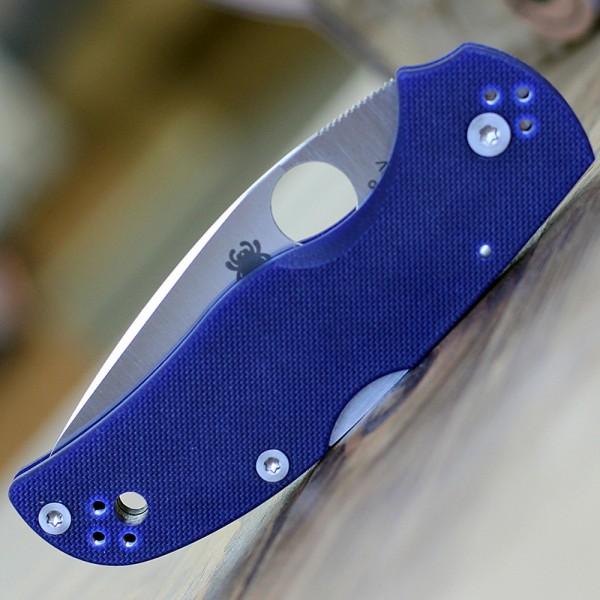Нож Spyderco Native 5, S110V, G-10 Dark blue