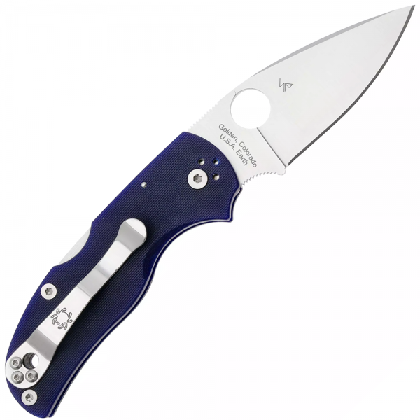 Нож Spyderco Native 5, S110V, G-10 Dark blue