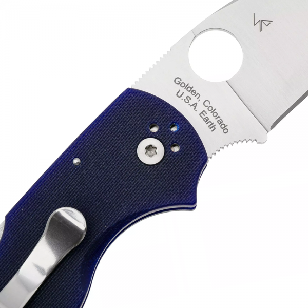 Нож Spyderco Native 5, S110V, G-10 Dark blue