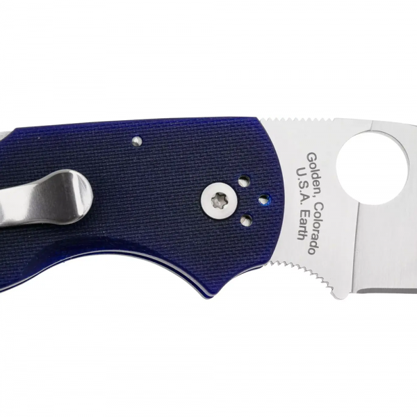 Нож Spyderco Native 5, S110V, G-10 Dark blue