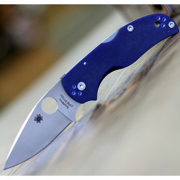 Нож Spyderco Native 5, S110V, G-10 Dark blue