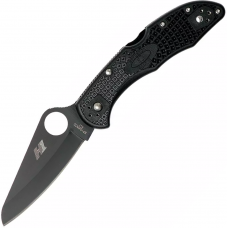 Нож Spyderco Salt 2 Black Blade, H-1, FRN Black
