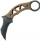 Нож Fox Tribal K Black Blade Titanium Bronze