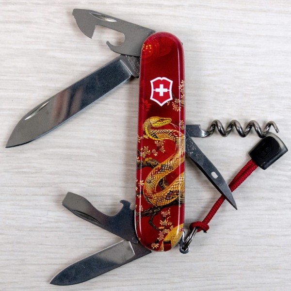Ніж Victorinox Swiss Army Spartan Zodiac Золота змія