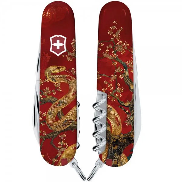 Ніж Victorinox Swiss Army Spartan Zodiac Золота змія