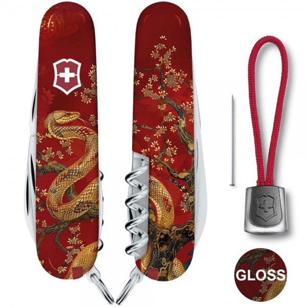 Ніж Victorinox Swiss Army Spartan Zodiac Золота змія