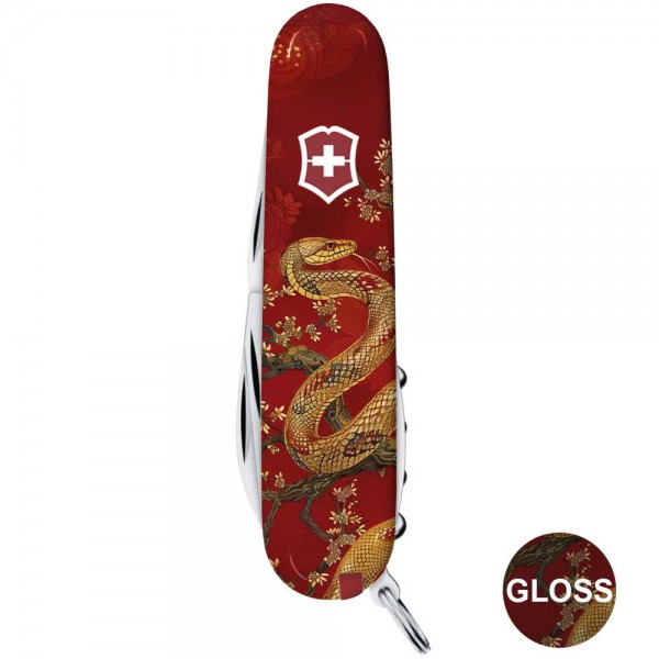 Ніж Victorinox Swiss Army Spartan Zodiac Золота змія