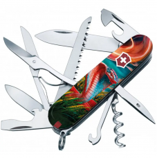Нож Victorinox Swiss Army Huntsman Design Принт Красочная кобра