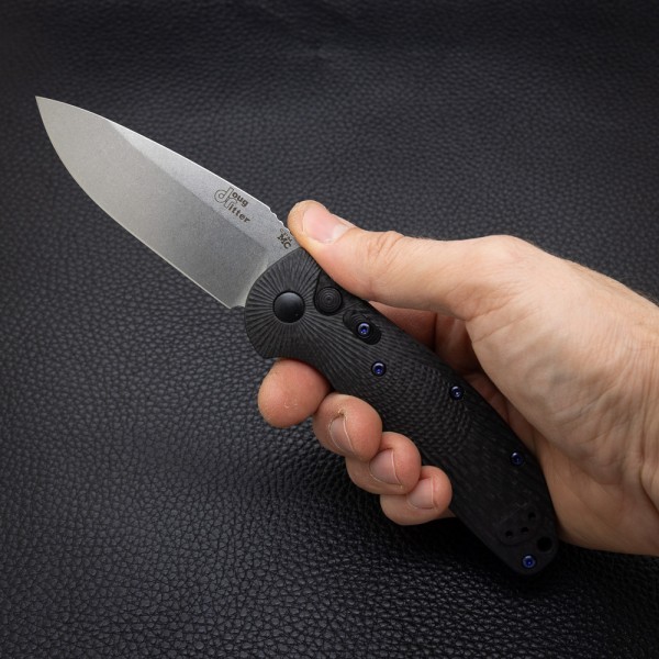 Нож Hogue Doug Ritter Auto-RSK Carbon Fiber, MagnaCut, Limited Edition