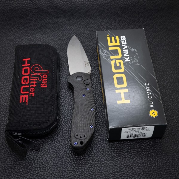 Нож Hogue Doug Ritter Auto-RSK Carbon Fiber, MagnaCut, Limited Edition
