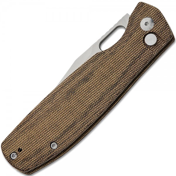 Нож CJRB Prado, AR-SFII, Micarta Od green