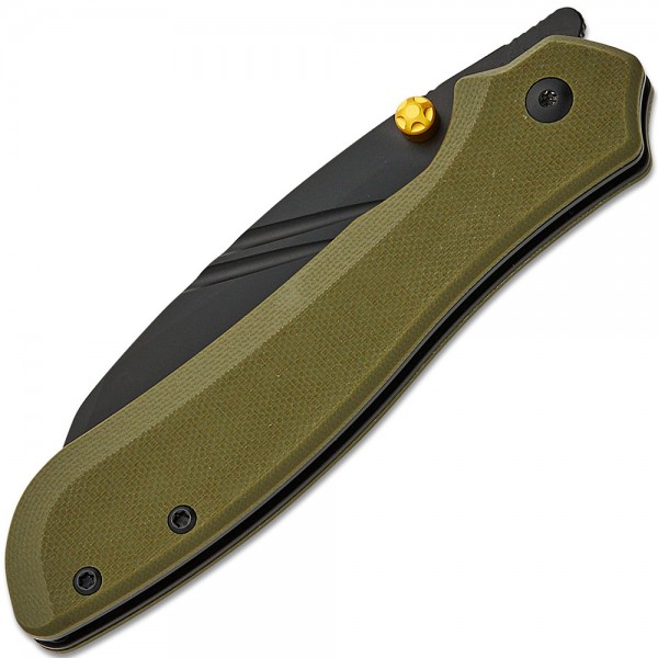 Нож CRJB Fugly Black Blade, AR-RPM9, G10 Green