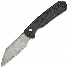 Нож CJRB Pyrite-Light, Damascus, FRN Black