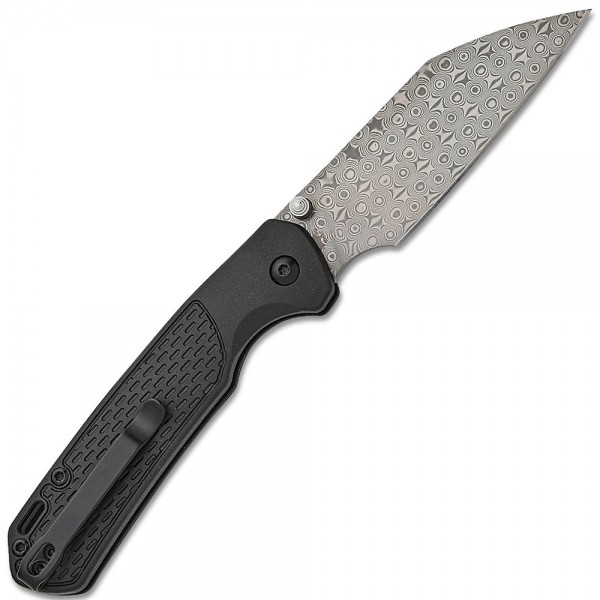 Нож CJRB Pyrite-Light, Damascus, FRN Black