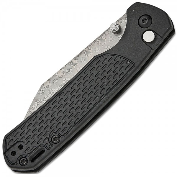 Нож CJRB Pyrite-Light, Damascus, FRN Black