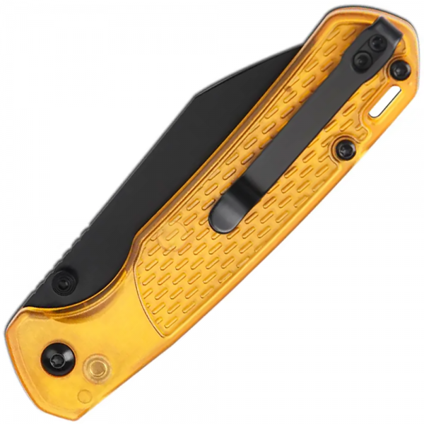 Нож CJRB Pyrite-Light, Black Blade, AR-RPM9, FRN Yellow