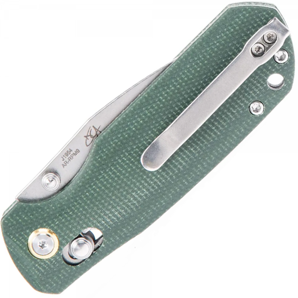 Нож CJRB Maximal, AR-RPM9, Micarta Green