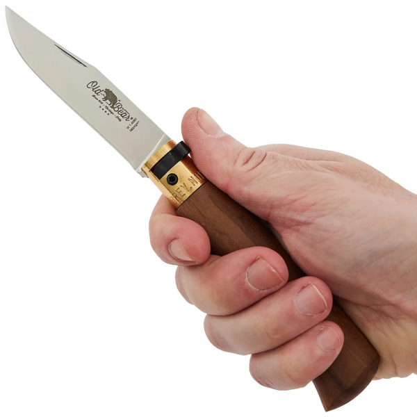 Нож Old Bear Classic M, 420 steel, Walnut wood