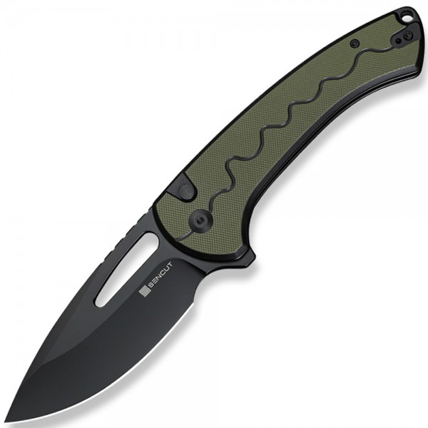 Нож Sencut Squiggy Black/Green S24082A-2
