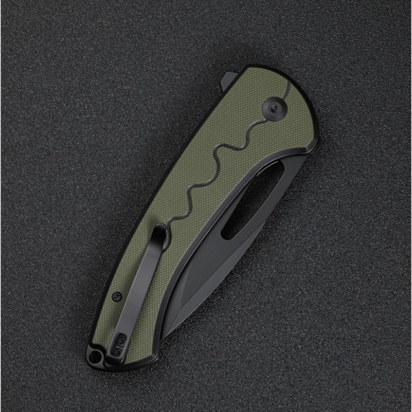Нож Sencut Squiggy Black/Green S24082A-2