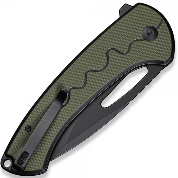 Нож Sencut Squiggy Black/Green S24082A-2