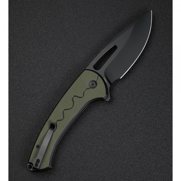 Нож Sencut Squiggy Black/Green S24082A-2