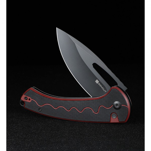 Нож Sencut Squiggy Burgundy/Black S24082A-3
