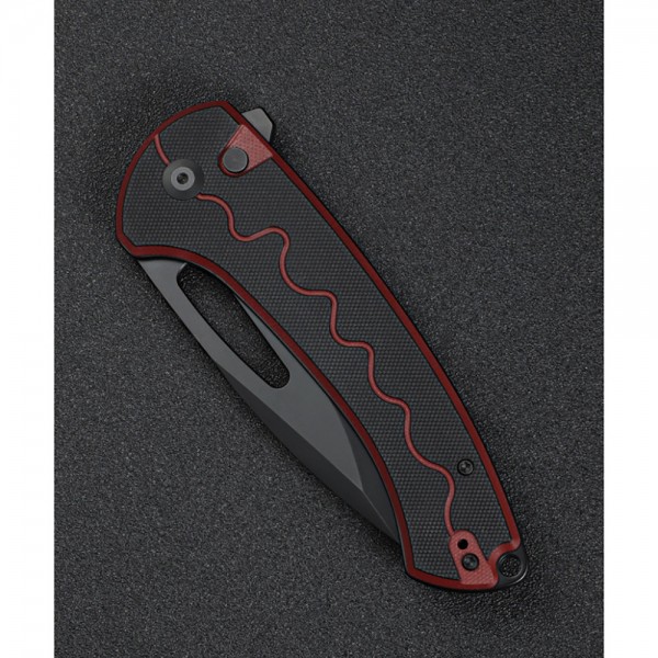 Нож Sencut Squiggy Burgundy/Black S24082A-3