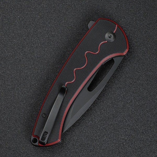 Нож Sencut Squiggy Burgundy/Black S24082A-3