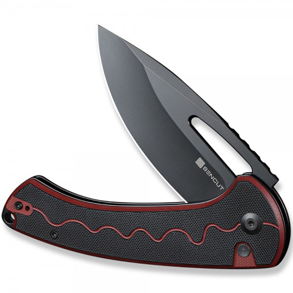 Нож Sencut Squiggy Burgundy/Black S24082A-3