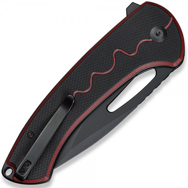 Нож Sencut Squiggy Burgundy/Black S24082A-3
