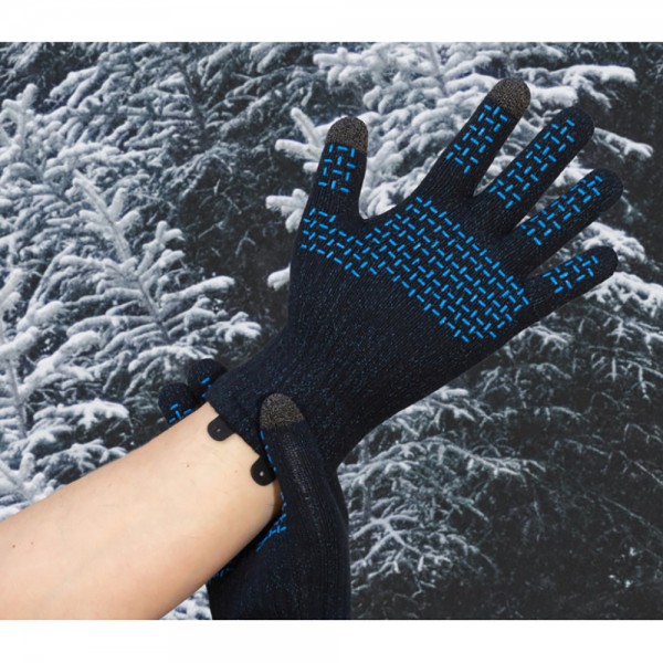 Перчатки водонепроницаемые Dexshell ThermFit 3.0 Gloves, темно-голубые, размер S