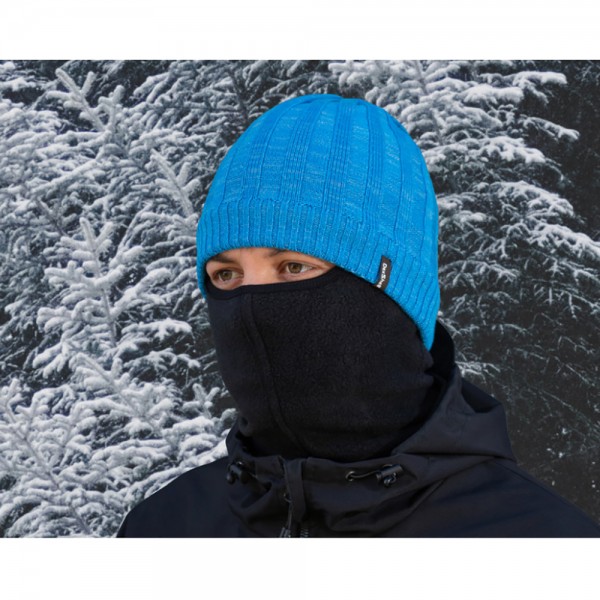 Водонепроницаемая шапка Dexshell Heathered Rib Knit Beanie, onesize (56-58 см), Синяя