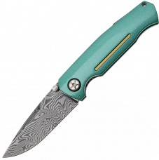 Нож Boker 1969 Mach-1 Damast Green