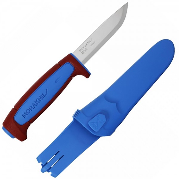Нож Morakniv Basic 511, Color of the year 2025 Blue/Dala red