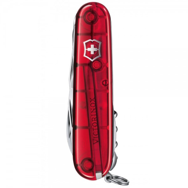 Нож Victorinox Swiss Army Huntsman Прозрачный красный 1.3713.T