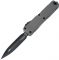 Ніж Microtech Ultratech GEN III ZBP Double Edge - Natural Clear Handle - Black Blade Natural clear