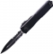 Ніж Microtech Ultratech GEN III ZBP Natural Clear Double Edge - Zero Blade Play, напівсерейтор Natural clear