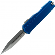 Нож Microtech Cypher II D/E Stonewash Standard Blue