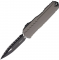 Нож Microtech Cypher II D/E Black Natural Clear, серрейтор