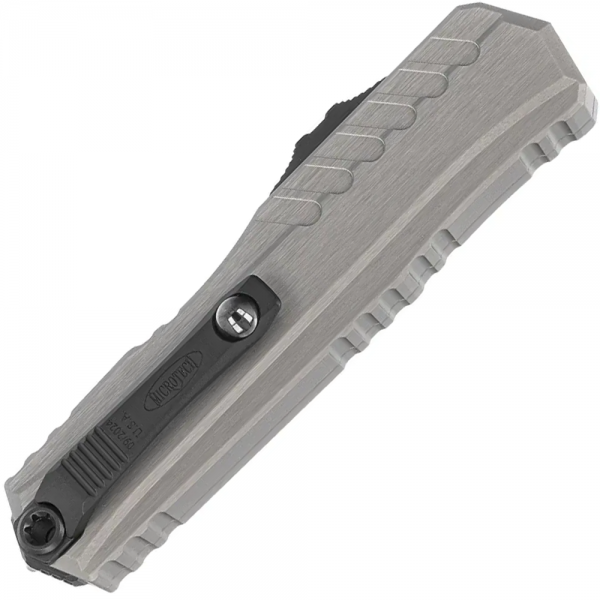 Нож Microtech Cypher II D/E Black Natural Clear, серрейтор