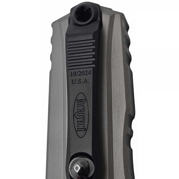 Нож Microtech Cypher II D/E Black Natural Clear, серрейтор
