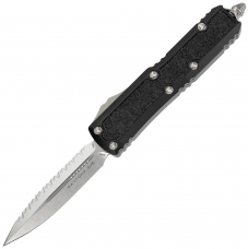 Нож Microtech Daytona D/E Stonewash Signature Series, серрейтор