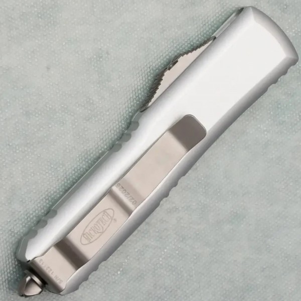 Нож Microtech UTX-85 S/E Stonewash Standard White